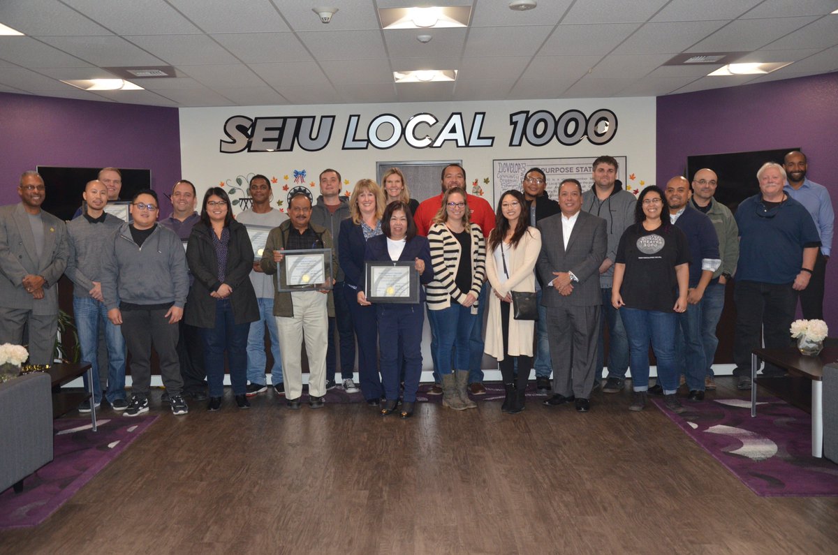 SEIU1000's tweet photo. Congratulations to our newest graduating class of IT Apprentices! Upward mobility for our members is a priority. #iChooseMyUnion https://t.co/GNpphOKFuX