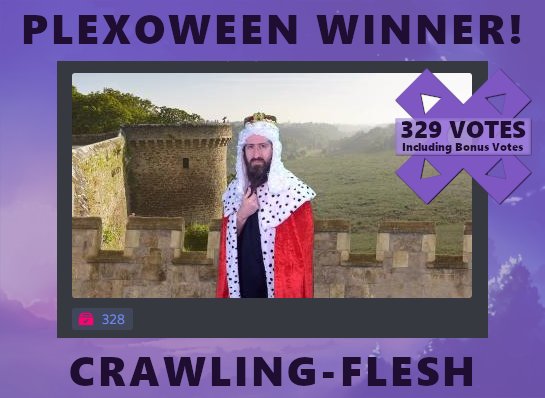 plexstorm's tweet photo. ๐ Congratulations to the winner of the #Plexoween #Contest, @Crawling_Flesh! They've won a new gen. gaming console +1 game of their choice! ๐ฎ
Catch you all for the next exciting #Plexstorm event, until then, keep #Plexing! Sending #PlexLove! โค
#Gamers #LiveStream #AdultsOnly https://t.co/OKp5MfpGj9