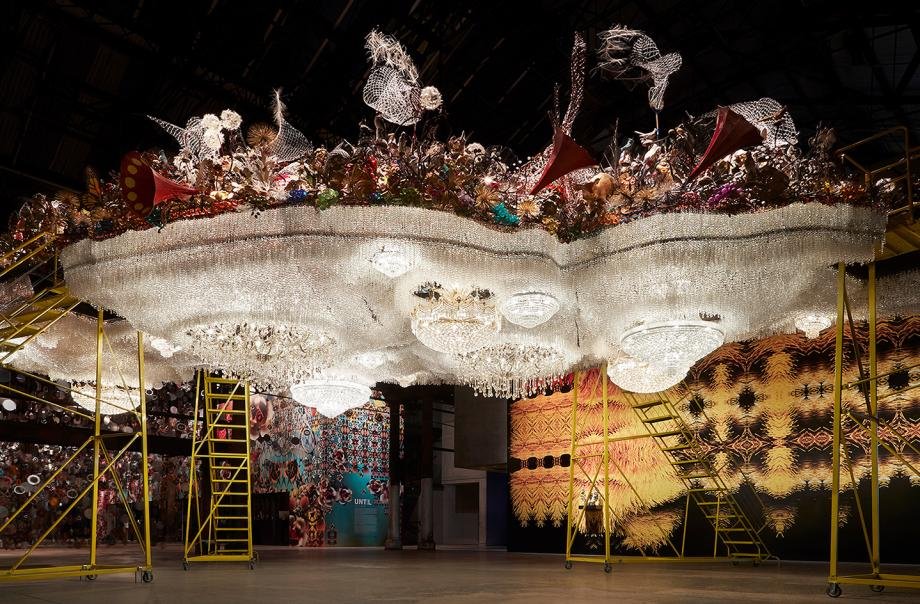 Dripping in crystalline: inside Nick Cave’s magical and intricate crystal cloudscape.

wallpaper.com/art/nick-cave-…