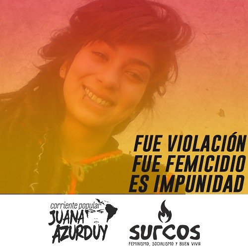 CPJuanaAzurduy's tweet photo. Justicia por Lucía Pérez. Justicia de verdad. Justicia feminista. https://t.co/AV8tBzti7R