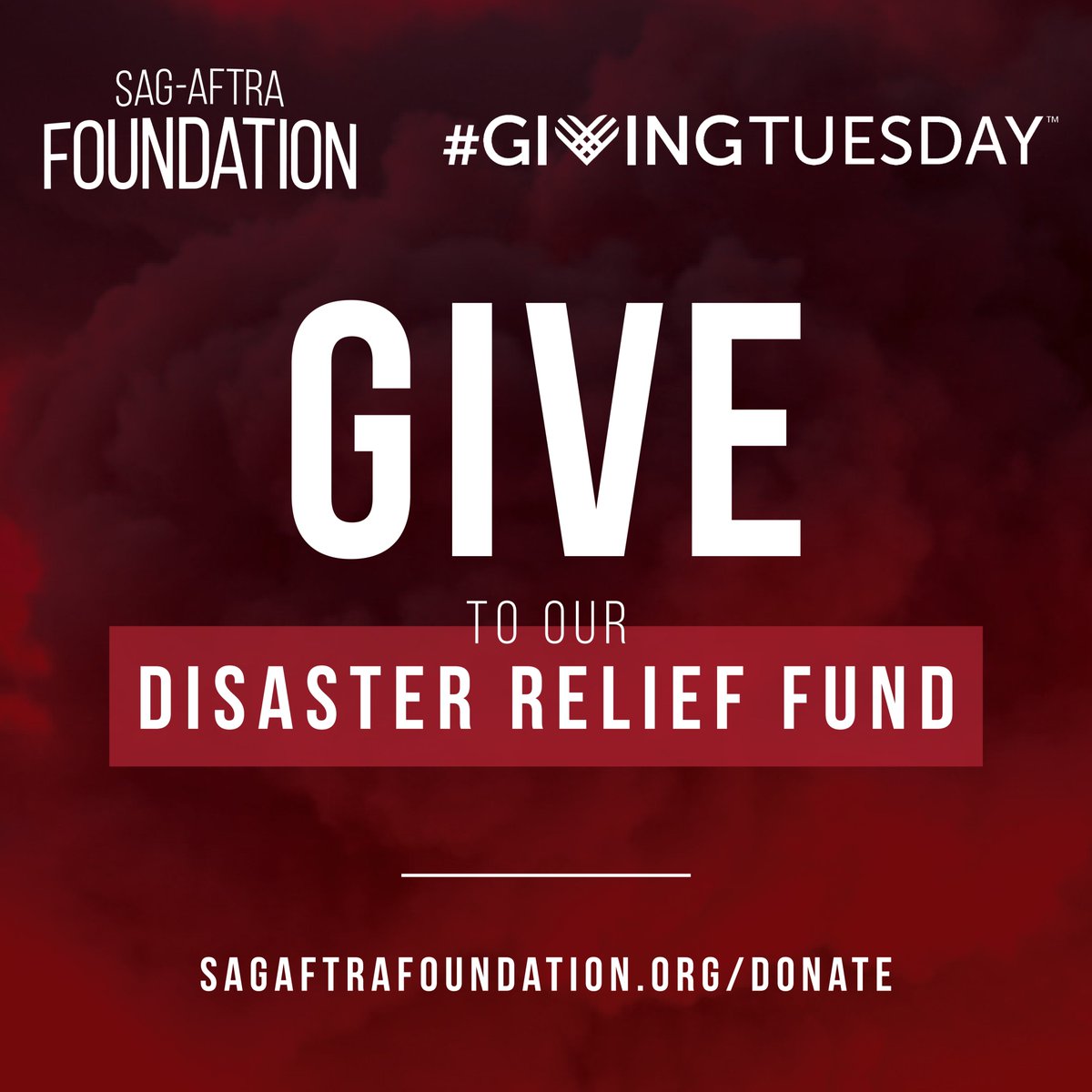 sagaftraFOUND's tweet photo. For #GivingTuesday, please support the @sagaftraFOUND Disaster Relief Fund. Your gift is tax-deductible &amp; will directly help performers impacted by the #CaliforniaWildfires. Your support is urgently needed &amp; no amount is to small. Donate today: https://t.co/67qVM4tVpa Thank you! https://t.co/ZbPljkK7yA