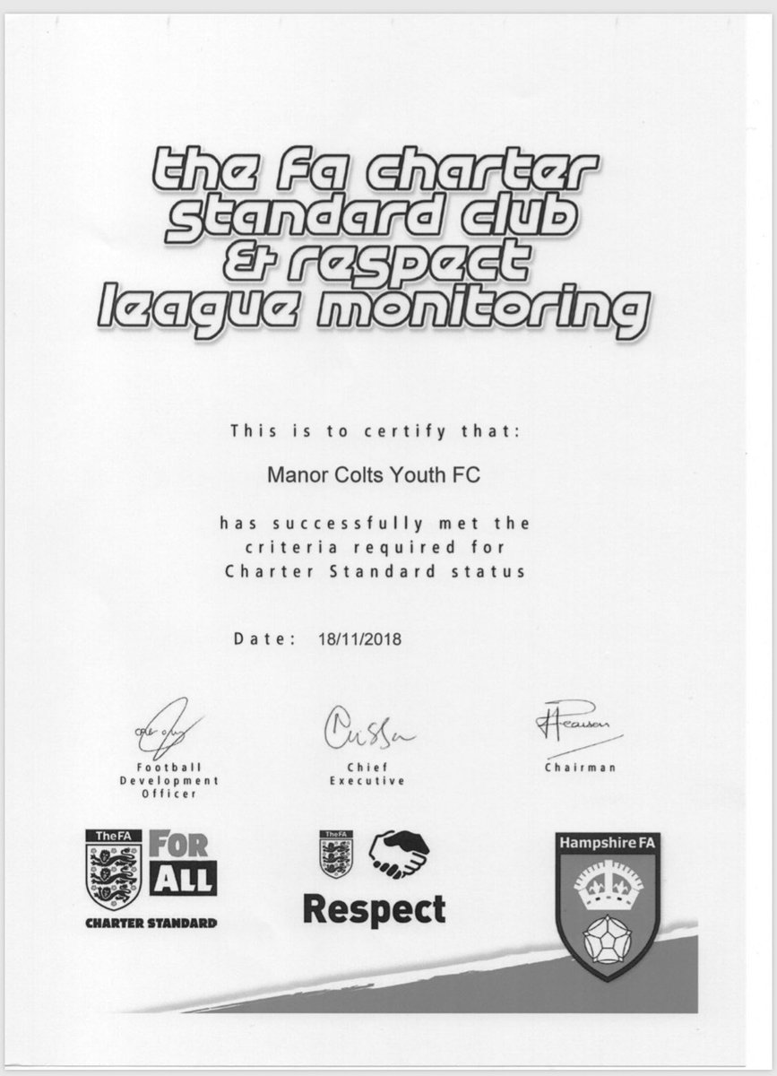 Manor Colts Youth FC tweet media