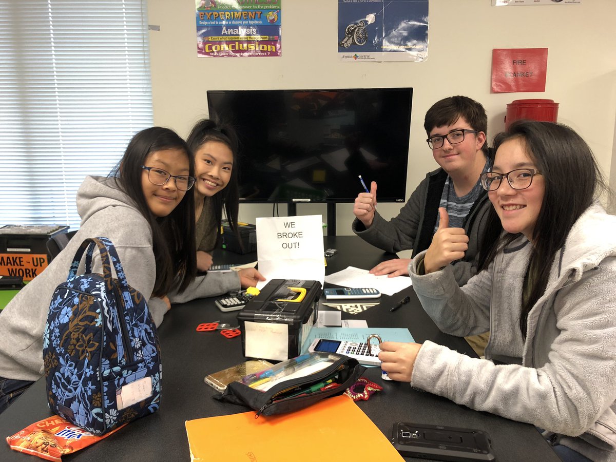 MrsMarshall413's tweet photo. Final round of energy #breakout games today! We had a great day reviewing work and energy with this activity! #fhsscience rocks! And the 7th period winners are : https://t.co/vP9SSEaLbM