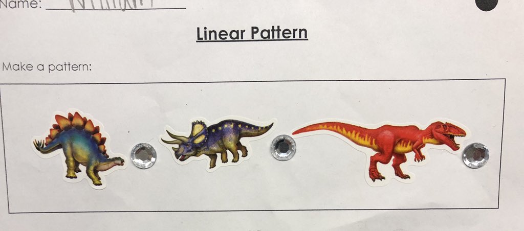 101Northlea's tweet photo. In math today we continued our adventures in patterning by experimenting with materials to create linear, grid, and radial patterns. #makingmathbeautiful @AgaKhanMuseum https://t.co/SXchmjkgSC