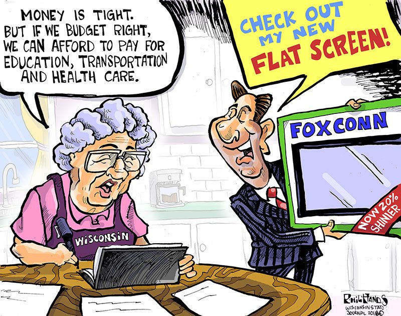 martlady56's tweet photo. @GovWalker #FoxConnScam https://t.co/5tcvHmpw0l