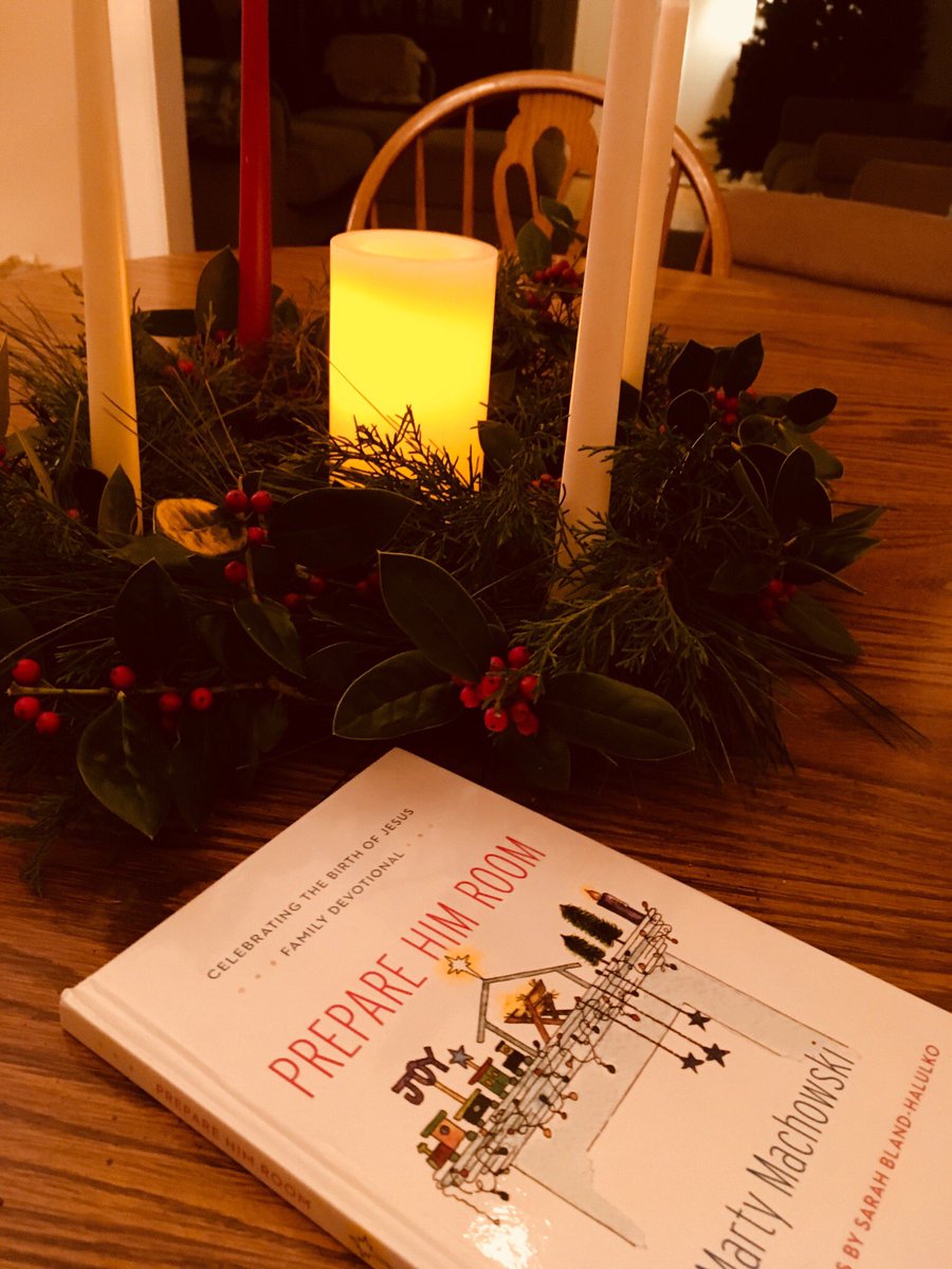 MeredithBroadw2's tweet photo. Advent wreath is ready to go for “Prepare Him Room!” #excited #newgrowthpress #truthforlife https://t.co/KaLMoo4Btg