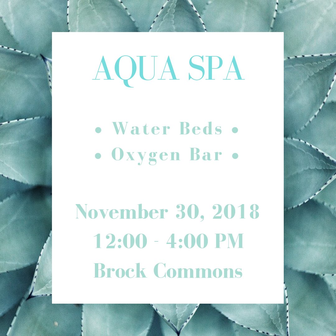 RMCCAB's tweet image. The next three weeks will be some of the most stressful this semester, so join us this Friday to do some pre-exam relaxing! We hope to see you all there for massages and even an oxygen bar!