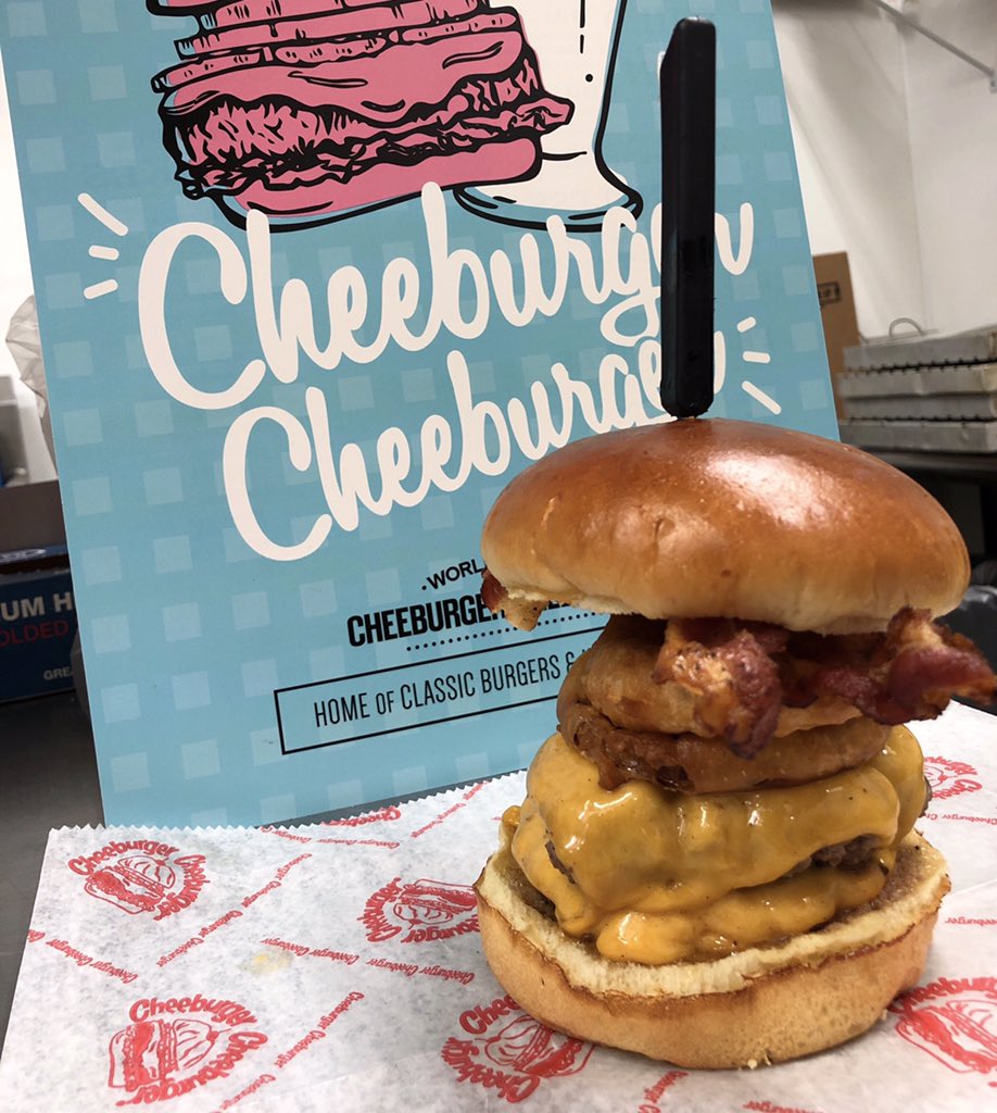 CheeburgerAUB's tweet photo. Come enjoy our Western burger. Offered exclusively at Cheeburger Cheeburger. https://t.co/oGDg5z0tIf