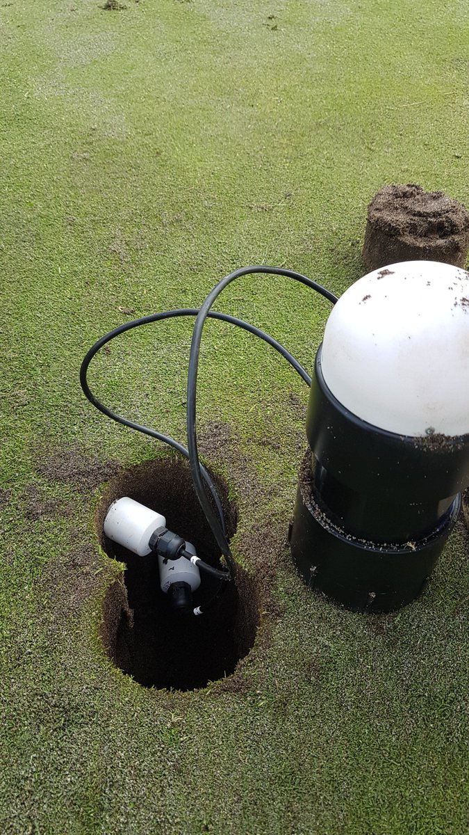Can LoRa transmit from underground?   Yes!!  Custom design antenna &amp; enclosure to allow for signal attenuation onto frequency. Buried 2 In. below surface.  Alpha tests demonstrate 750M range without tuning. <a href="/stevenswater/">Stevens Water</a> Stevenswater HydraProbe soil sensor buried #LoRaWAN  #lpwan