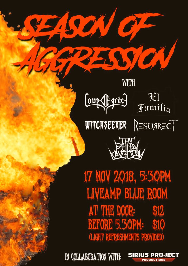 WE'RE ABOUT TO THRASH THIS PLACE DOWN THIS WEEKEND!
SO GET DOWNNN!! 
LAST SHOW FOR 2018! 
GET TO DA CHOPPAAA!!!!!!