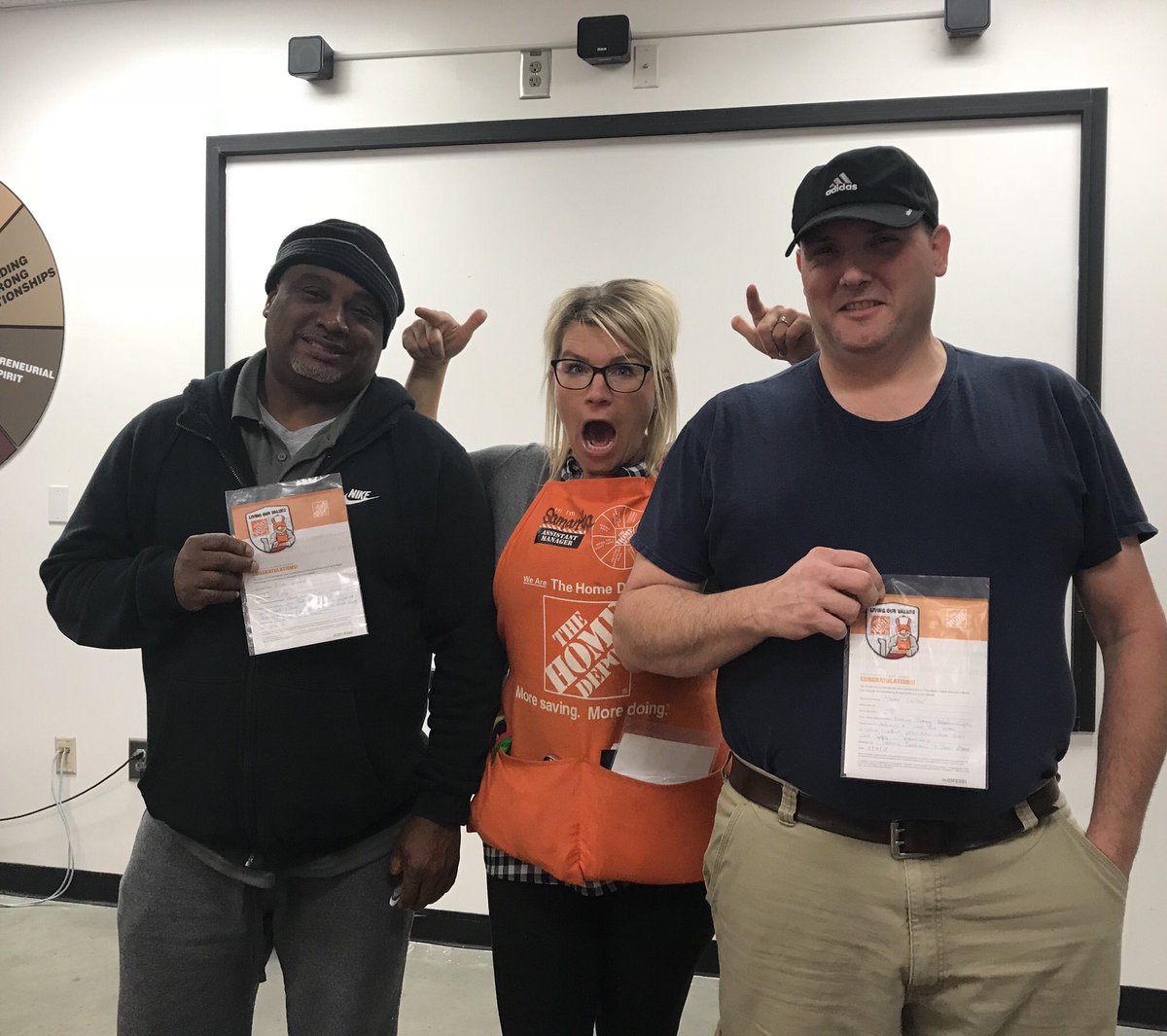 Brian and Shane being recognized by <a href="/samanthamannc/">Samantha</a> and <a href="/BeahanPatrick/">patrick beahan</a> for their leadership and support on D38 as lift equipment operators and dedicated efforts to keep 2780 in stock! <a href="/bobsaniga/">Bob Saniga</a> <a href="/jen6470/">Jen Schmidt</a> <a href="/chadgee1/">Chad Galombeck</a> <a href="/BHomkes/">Brett Homkes</a>