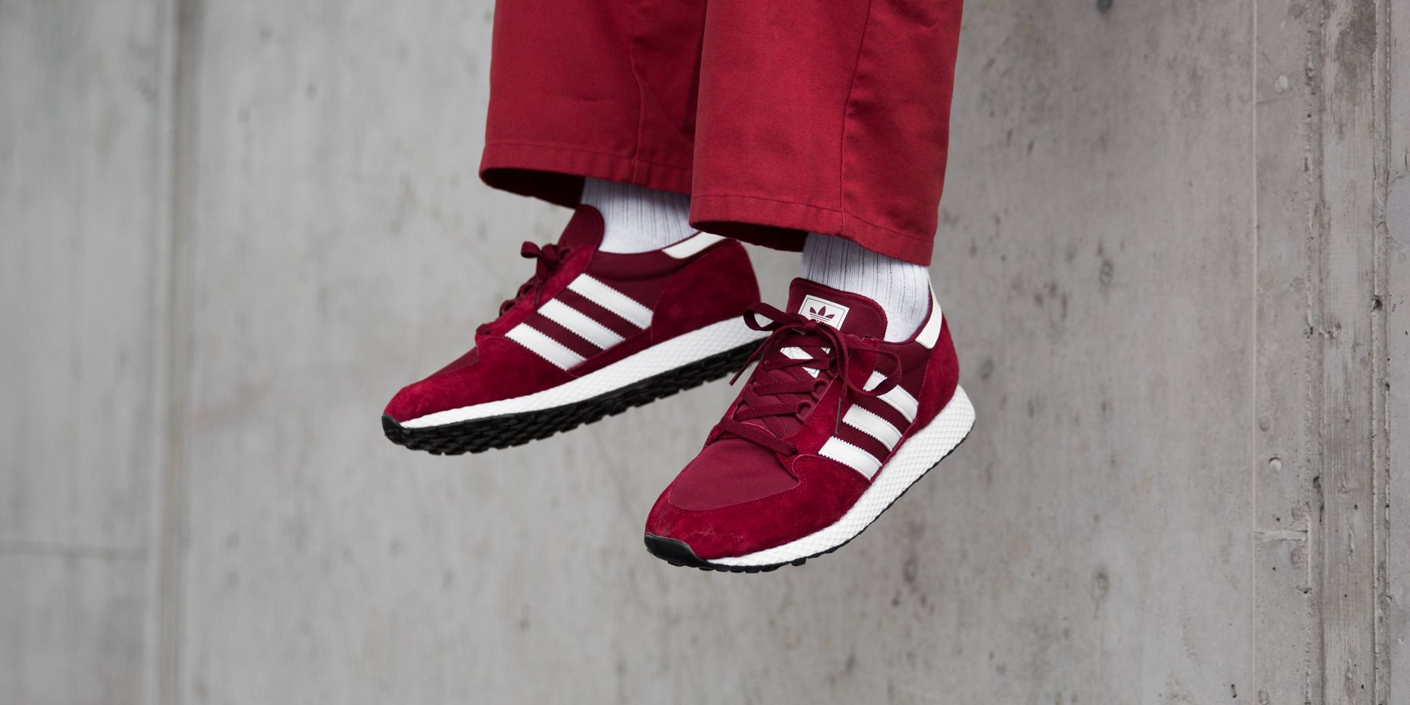 adidas forest grove burgundy