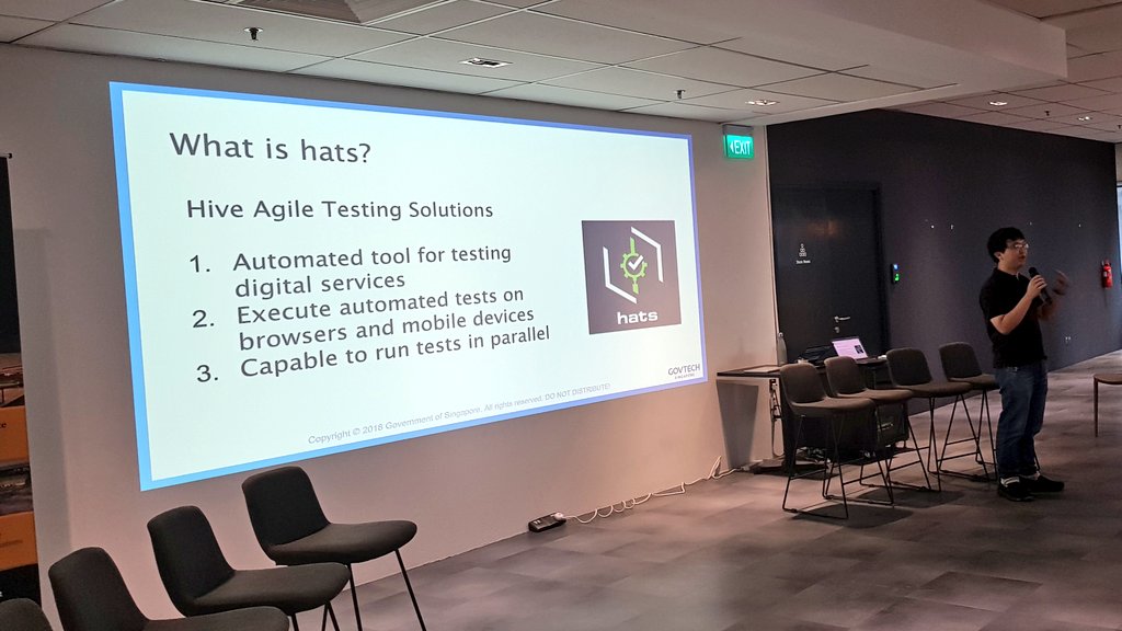 80RRsg's tweet photo. Honoured to have @GovTechSG to share their initiative on supporting #innovation in Singapore through their Hive Agile Testing Solution #SFF2018 #80rrsg https://t.co/t2LGqNCP46
