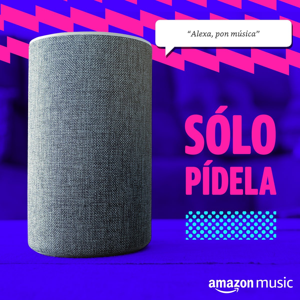 AmazonMusicMX's tweet photo. ¡Alexa llegó a México! Disfruta de la música que quieres sólo con tu voz. Pruébala en dispositivos Amazon Echo y en tu app para celular. Descárgala: https://t.co/xqa4ZOXlQm #AmazonMusicMX #AlexaenMexico https://t.co/RUSxlsLdqP