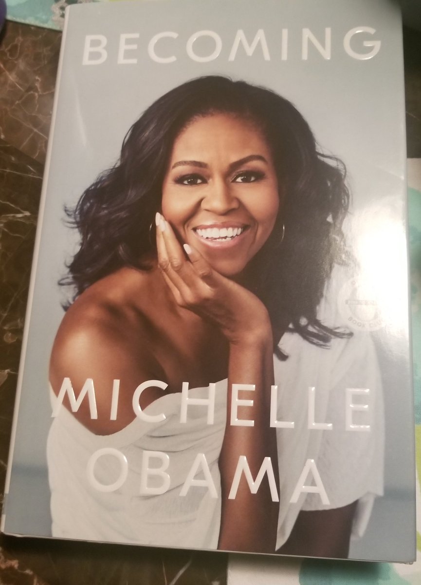 NJustUS4All's tweet photo. @MichelleObama Look what came today! So excited to start reading TONIGHT!!! 😊 #IAmBecoming https://t.co/tmGt53zGpA