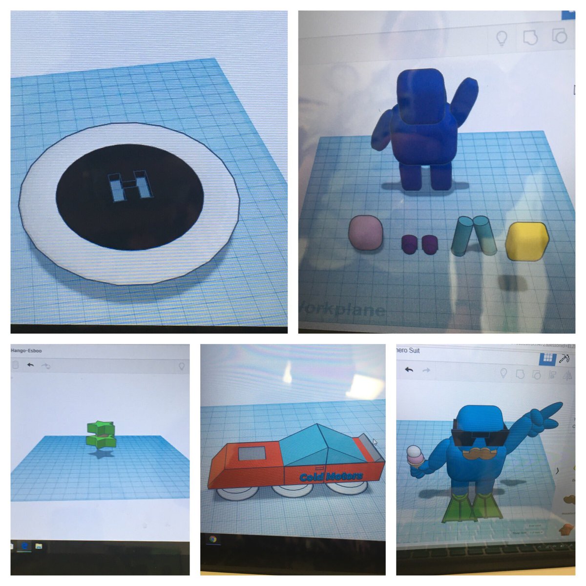 Some incredibly innovative ideas for toy redesign coming out of this creative Stage 3 3D printing group! #3Dprinting #tinkercad #BPPS_PL #innovative