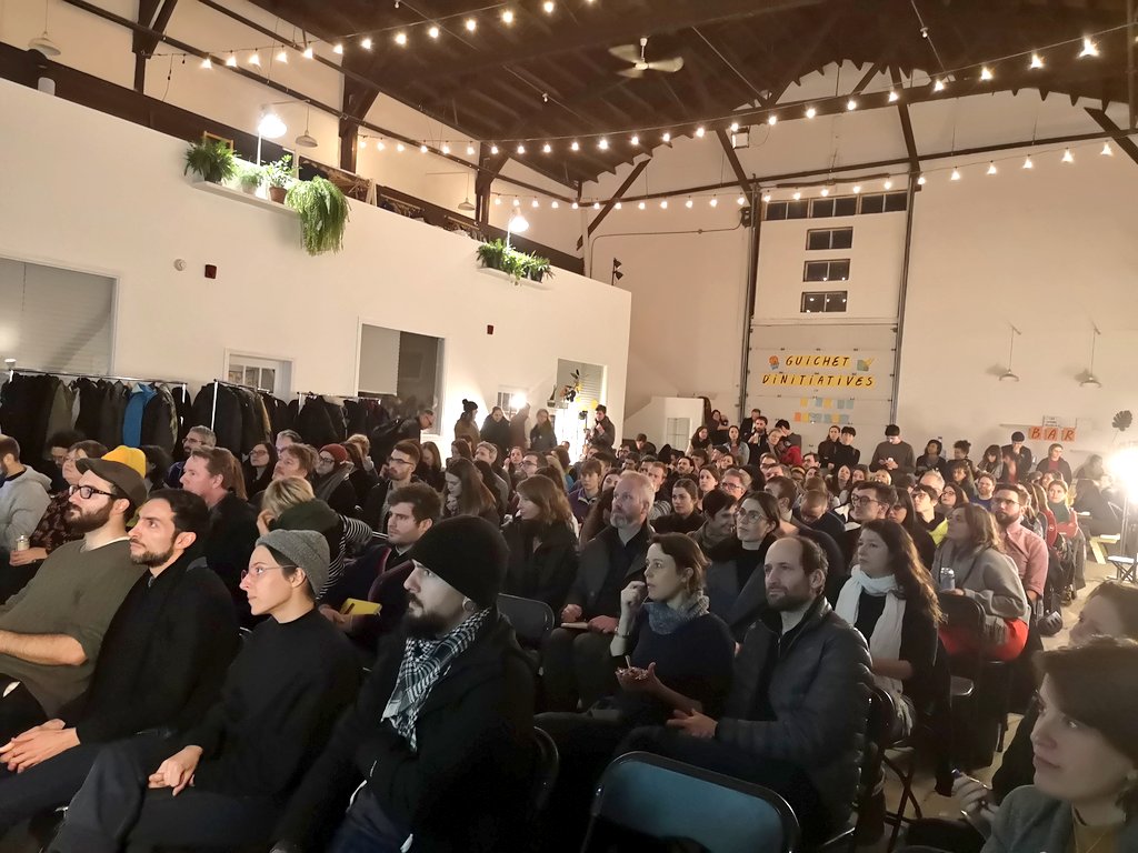 jgarza321's tweet photo. This is happening! The house is full! #Montreal est content d'avoir @TessyBritton parmi nous! The neighborhood, not the individual, is the essential unit of social change. #villeparticipative @everyone_org @cities4people @jwmcconnell @PepiniereCo @EcologieUrbaine @LandeMTL https://t.co/TDTdzRwSQX
