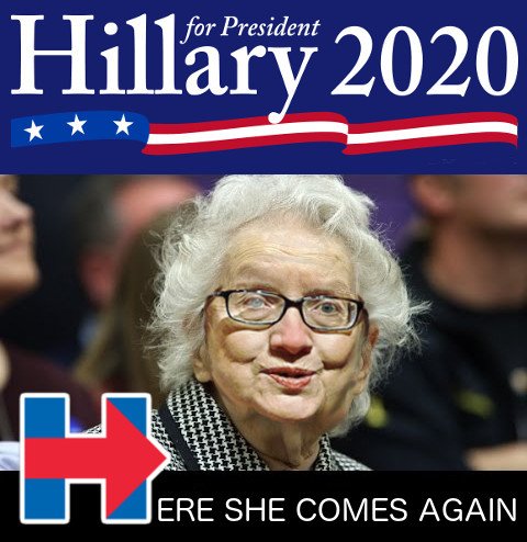 directorblue's tweet photo. First look: @HillaryClinton 2020 Campaign Poster.
#DoNotResuscitate #ClintonFoundation @ClintonFdn #StrikeFour https://t.co/xu0ynsomPN