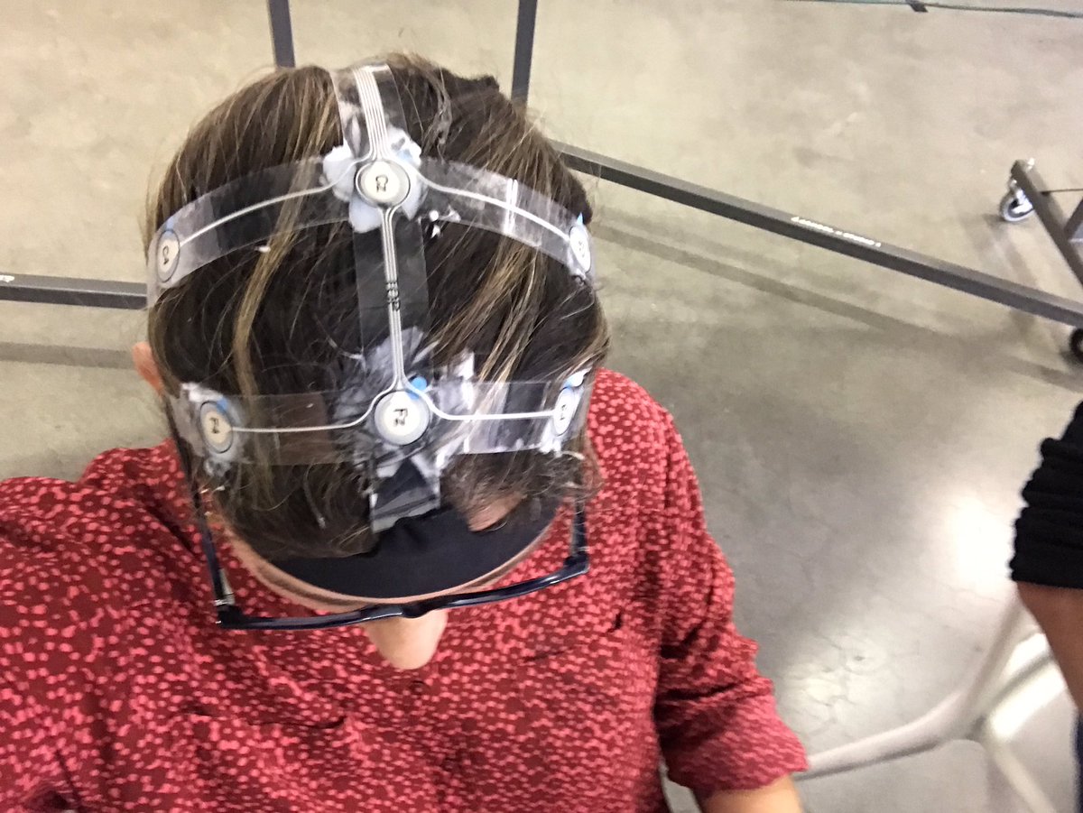 I got wired up today with a portable EEG by <a href="/Uncommon_Prtnrs/">Uncommon Partners</a> to track my motivation, cognitive load, and emotional engagement throughout the morning <a href="/stanforddschool/">Stanford d.school</a> -the conversational fallout of the implications of this type of tech is only just beginning... thx <a href="/lisakaysolomon/">Lisa Kay Solomon</a>