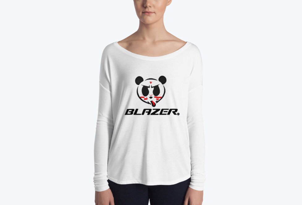 pandablazer1's tweet photo. come check out all our new range of panda blazer clothing https://t.co/ZRULIozDNU women’s panda blaze flowy long sleeve t-shirt @Soul_RTs https://t.co/UTUZaX28QZ