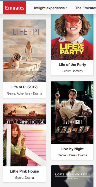Getting ready for a flight? You can see the heart-wrenching story of eminent domain on your plane!

List of available airlines:
American Airlines, Alaska Airlines, Tap Air (Portugal), South African AIrway, Royal Air Maroc (Morocco), and Emirates.
