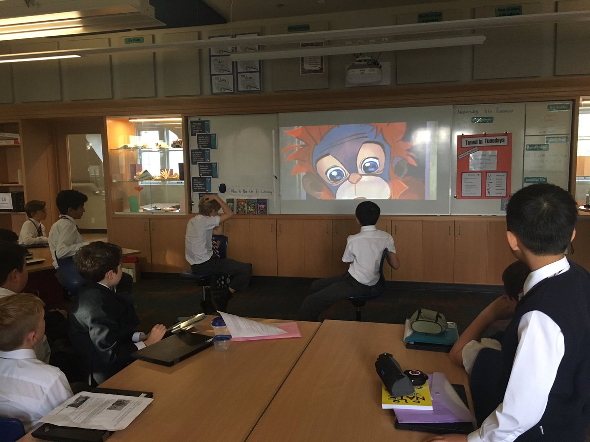 StGeorgesGrade6's tweet photo. #6GG discussing how asking questions helps them understand a text, after reading an article about the banned #IcelandAdvert #NoPalmOilChristmas https://t.co/BrCoLm210u
