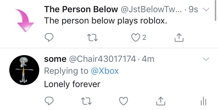 The Person Below On Twitter The Person Below Plays Roblox - roblox help me dammit