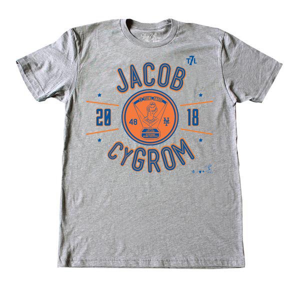 The7Line's tweet photo. JACOB DEGROM IS THE 2018 NL CY YOUNG! #CYlentNIGHT #JacobCyGrom #Mets https://t.co/Fg00idLWxJ https://t.co/MDtQPz1KKy