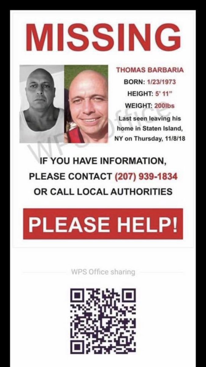 kelli_mcleavey's tweet photo. TWITTER DO YA THANGGG;
MY FRIENDS FATHER IS MISSING! PLEASE PEOPLE IN THE STATEN ISLAND/ NEW YORK AREA, KEEP AN EYE OUT AND CONTACT AUTHORITIES IF YOU HAVE ANY INFO! IT MEANS A LOT, HIS FAMILY MISSES HIM AND WANTS HIM HOME! #BringThomasHome #MissingPerson #StatenIsland #NewYork https://t.co/6BzBMXwUUU