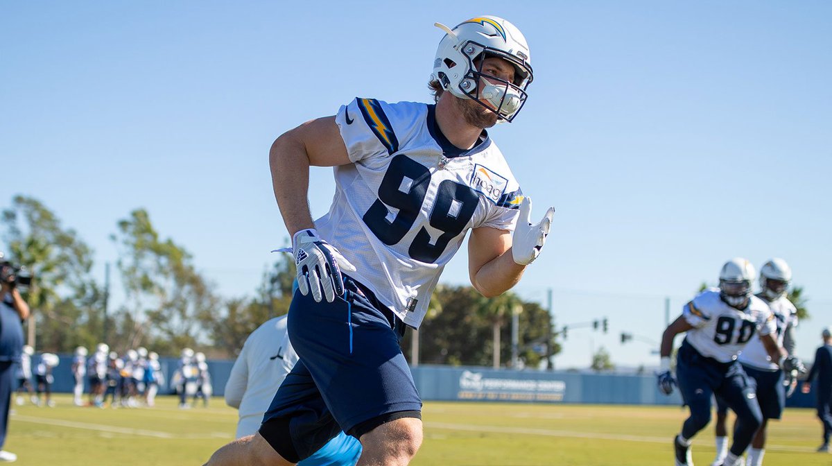Joey Bosa returned to practice today. → http://chrg.rs/Mp1ySW.