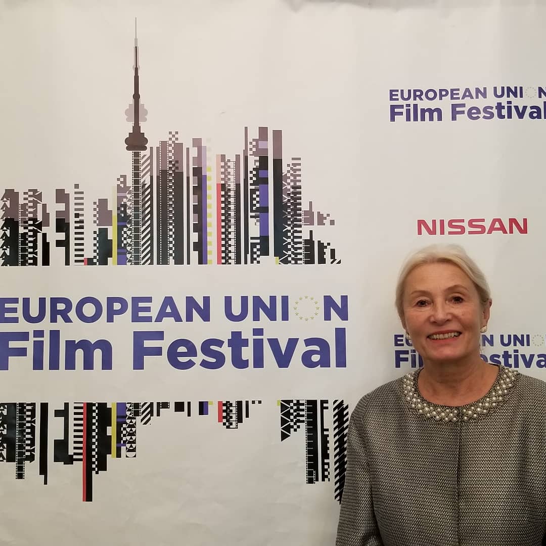 EUFFTO's tweet photo. 🕊 Graced with the presence of Tanya Aldag - Vitas Lukus' partner and muse - accompanied by her husband, Hank Aldag, at today's #CanadianPremiere screening of MASTER AND TATYANA, a documentary that dives into the world of the legendary Lithuanian photographer 📷🇱🇹 https://t.co/6OGenFCzWm