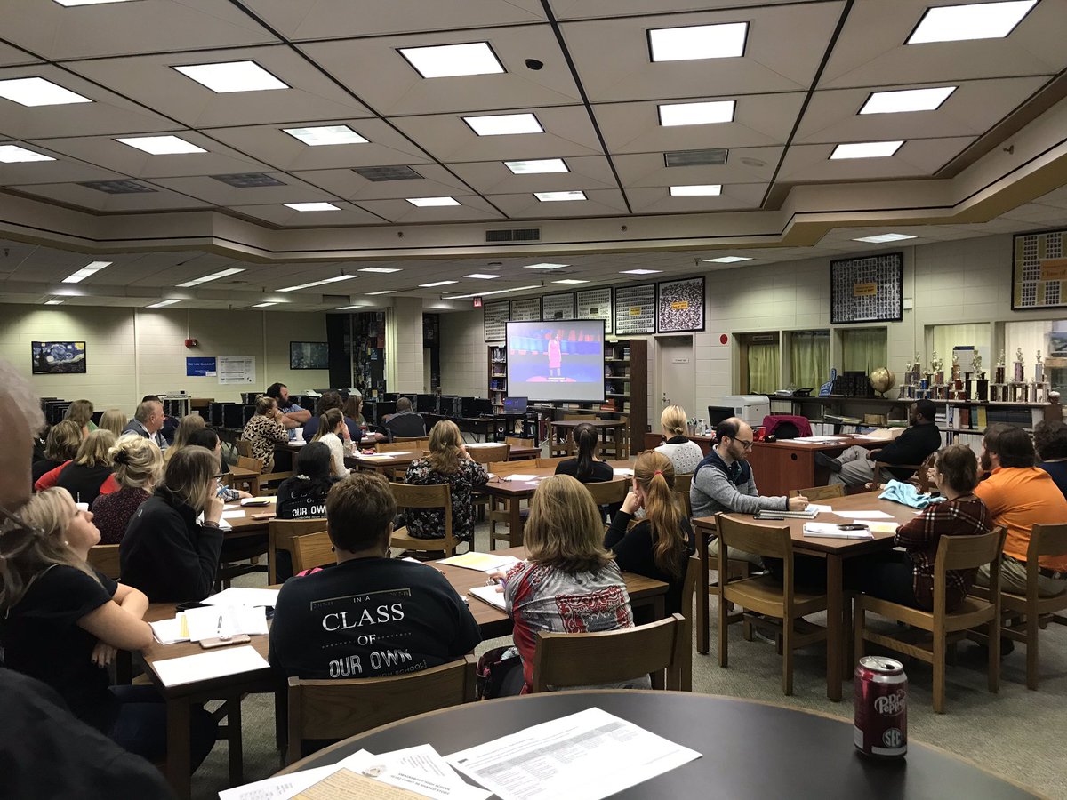 MrsMoyesClass's tweet photo. Meeting with fellow #MasterMinds to address scheduling and identifying our focus subgroup, our next steps in our #bcls56 trek toward the #summit @GLISI https://t.co/JJwUxW3Q9a