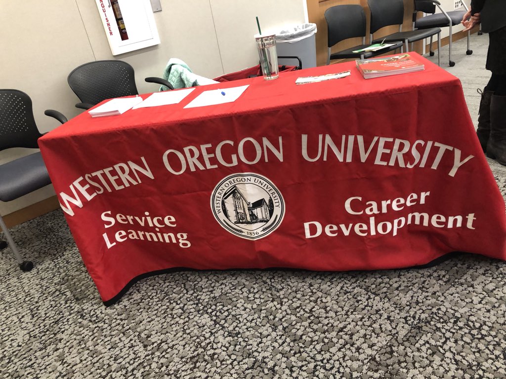 ORDeptAg's tweet photo. @ORagriculture has plenty of representation at today’s Career Connect event at @WOUnews in Monmouth! #ScienceProfessionals #WhatWeDo https://t.co/8WuI1cRrpd