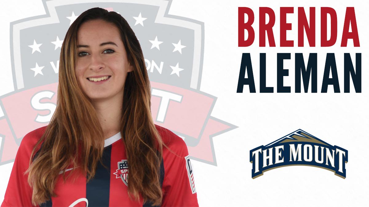 WashSpiritYouth's tweet photo. Congrats to Spirit Academy MD player Brenda Aleman on signing her NLI to play for @Mount_WSOC in 2019!

#NationalSigningDay // #SpiritFam https://t.co/O8n6k4kSDk