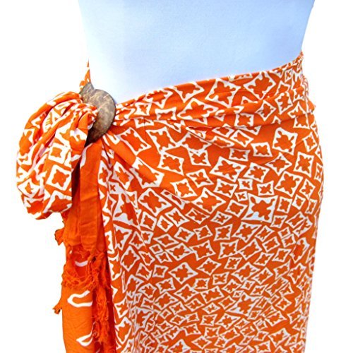beachgarments's tweet photo. Orange Full Size Abstract Hand Batik Bali Sarong Pareo Shawl Scarf Beach Cover Up https://t.co/0U2egPmW7T https://t.co/meeEOlyBYk