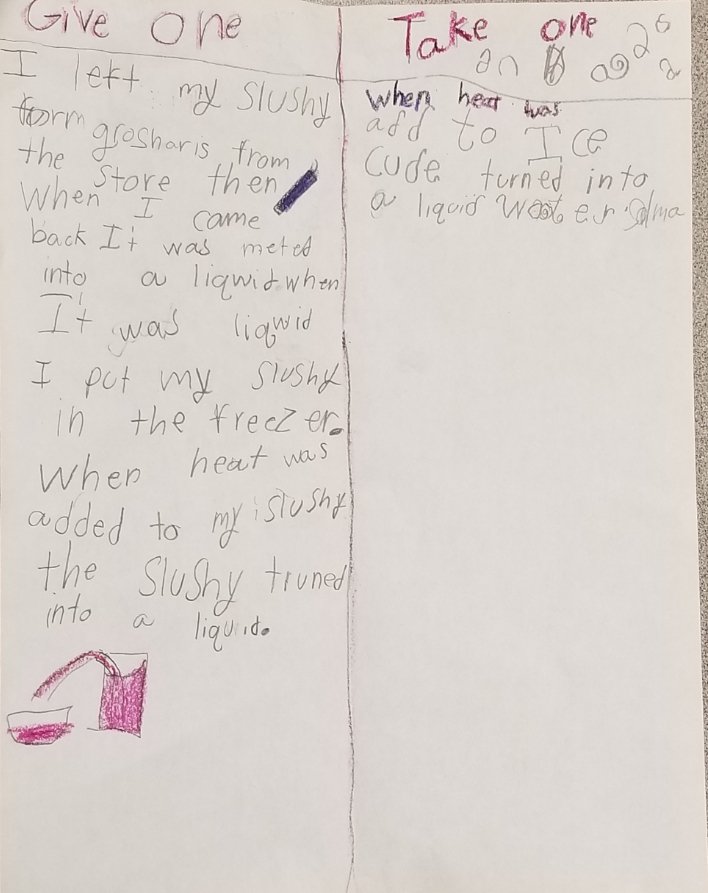 tamtamwise's tweet photo. Give One Take Activity in Science over Changes From Heat #writinginscience #changesfromheat @ScienceDinos @Aliefsneed @AliefScience https://t.co/aPrJSDsRo6