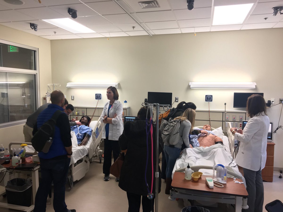 JeaneWPowers's tweet photo. Learning all about the fantastic nursing program and their simulation workspace @waketechcc @raleighchamber Education Day. #LR38 https://t.co/5dWYKuq0Vv
