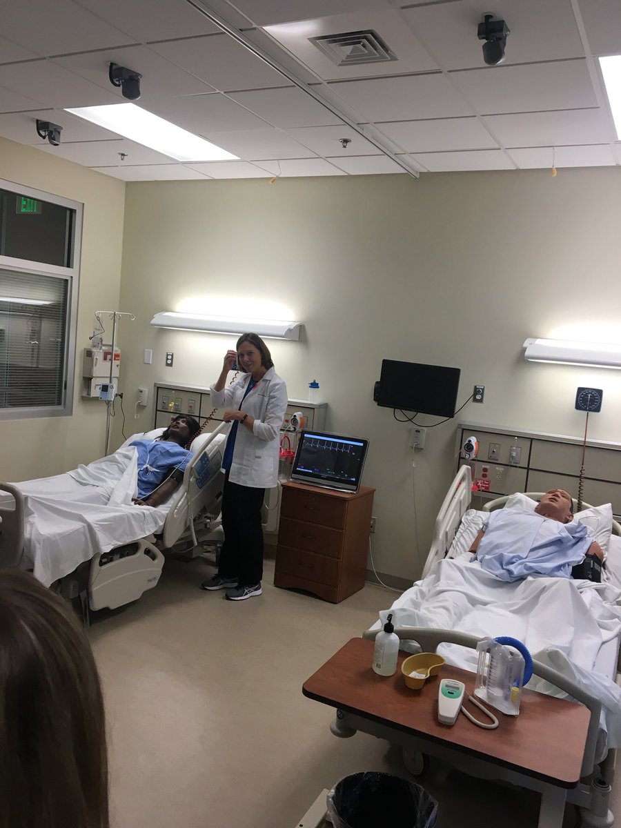 JeaneWPowers's tweet photo. Learning all about the fantastic nursing program and their simulation workspace @waketechcc @raleighchamber Education Day. #LR38 https://t.co/5dWYKuq0Vv
