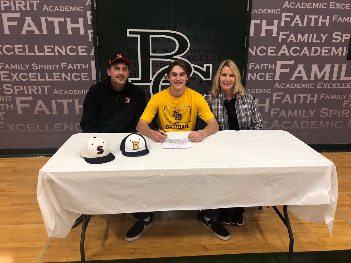 wearebc1's tweet photo. Congratulations Michael Zaske on signing a National Letter of Intent to MSUB for baseball today. BC and the Billings Scarlets are proud of you!  The Yellowjackets got a good one!!! #wearebc #gorams #goscarlets #gojackets https://t.co/LqrPsq6xoa