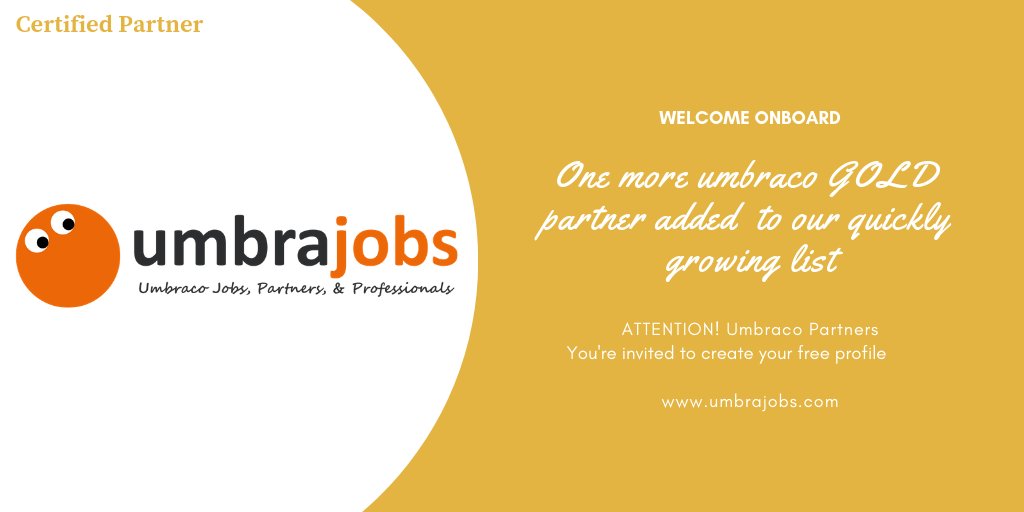 Welcome to <a href="/umbrajobs/">UmbraJobs</a> Nexwork BV. An Umbraco Gold Partner in Maastricht (Netherlands). If you're looking for assistance with an #Umbraco project you for sure should check them out. zurl.co/DZXD
