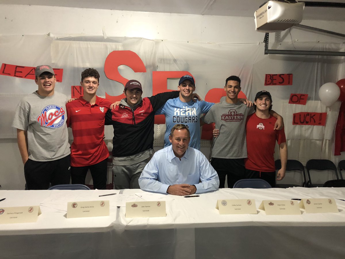fightincocks's tweet photo. The Fightin’ Cocks are proud to announce that 6 players have signed their NLI to play lacrosse in college. Lacrosse was their second option but the NBA no longer allowed players to declare for the draft after high school. #CockNation #CocksGoingToCollege https://t.co/BTME7dludN