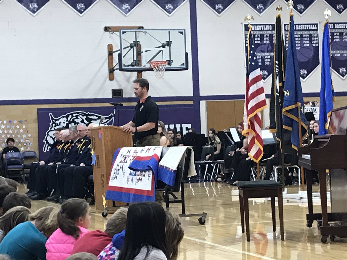 #GoodhueSchool celebrated Veterans Day on Monday with a spectacular program.