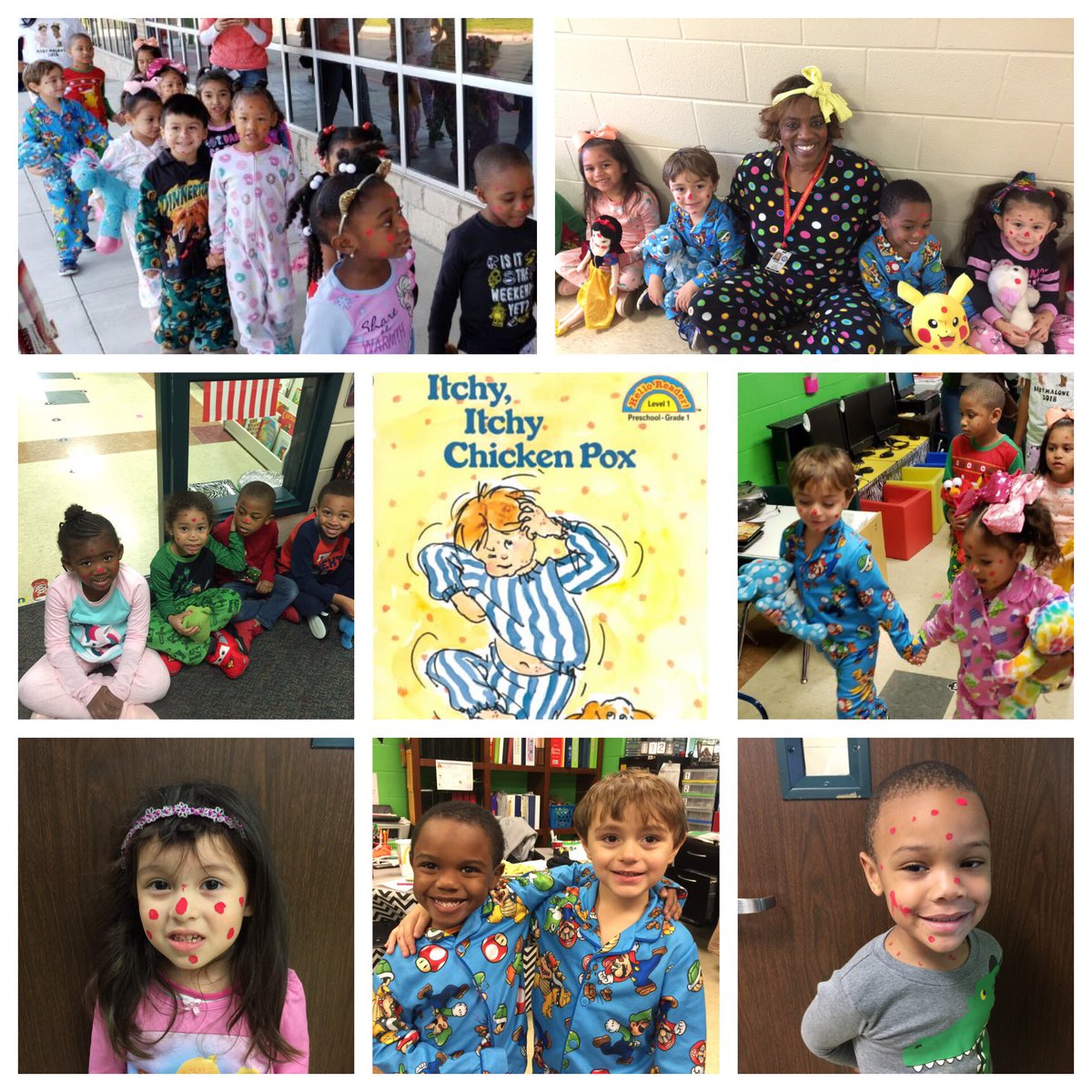 Sbrigham_PLE's tweet photo. Character Parade Itchy Itchy Chicken Pox #donotscratch @nelle_sarah @e_shimer @Jenn19741992 @reasonandlove @HumbleISD_PLE @ElizabethFagen https://t.co/g4EGwGeoNR