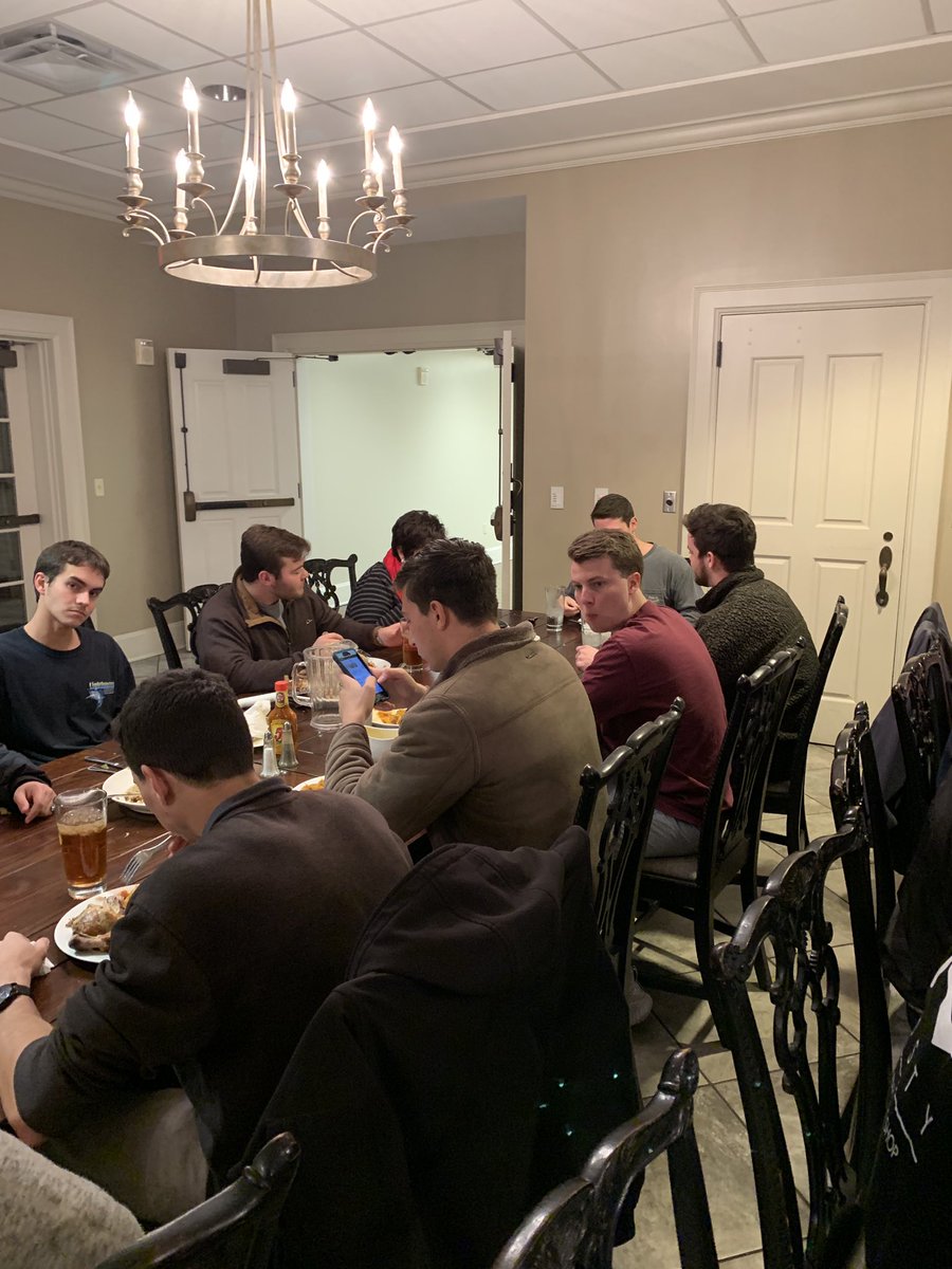 A few pictures from Thanksgiving Dinner at the house tonight. Always a great chance to get everyone together before the break.