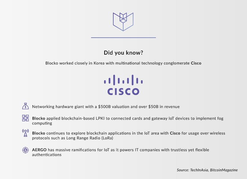 aergo_io's tweet photo. It isn't just identity and authentications where we've seen blockchain technology provide massive benefits in. IoT and fog computing are areas we're actively exploring with top networking hardware companies (https://t.co/U0gmS1EneY, https://t.co/4rqvp984wB). https://t.co/bx3XZb6AOS