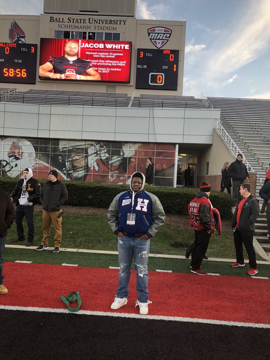 SavonSmith2020's tweet photo. Enjoyed my visit yesterday at Ball State University. Thank you @MattBarlow_  for the invite! @PlayBookAthlete @CoachMorris_ https://t.co/aEkSCWfhLd