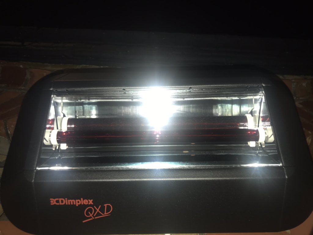 GoodsofficeN4's tweet photo. Nothing beats staying up at the end of a long day while the electricians put up the first external heat lamp 😎🌴 don’t worry they are the most efficient, environmentally friendly heaters on the market and they are on short timers so you decide how long you have them on #warmth https://t.co/tkJ7dQ0w8J