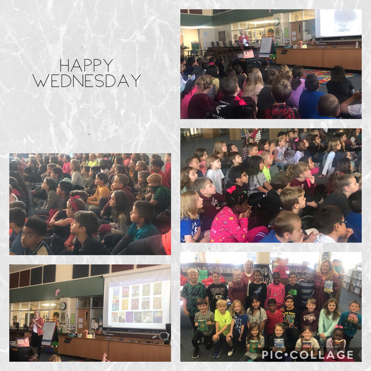 BroadwayMrs's tweet photo. We 💜when @barbaraoconnor comes to visit @SwenkeCFISD #swenkeproud #CFISDSpirit https://t.co/j38g0HBMr5