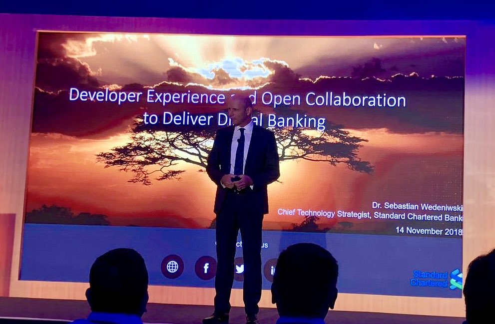 Talking about “Developer Experience and Open Collaboration to Deliver Digital Banking” at #GartnerSYM #ITxpo in Goa.
We have launched the beta version of aXess.sc.com , a new channel to engage external developers and enable collaboration with #fintech and our clients.