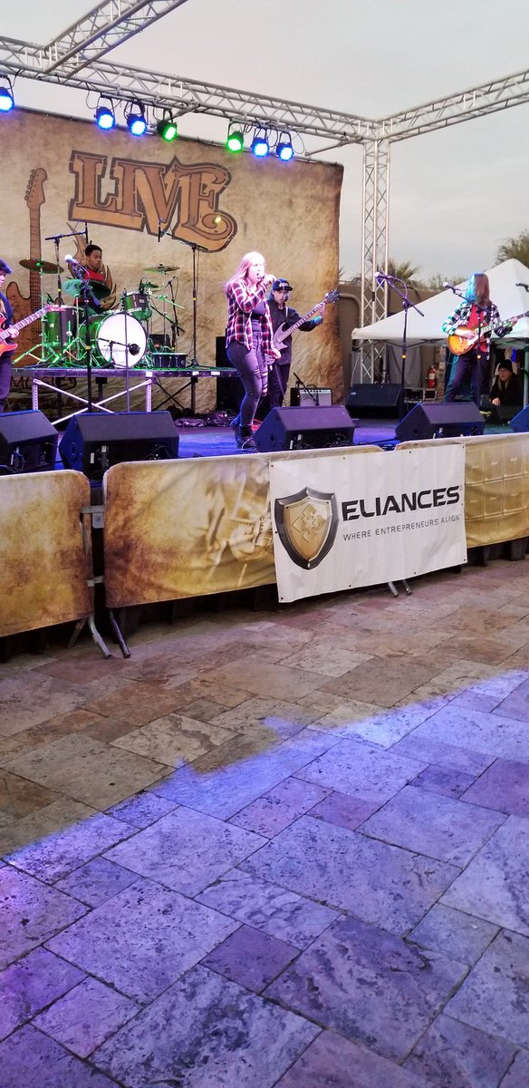 School of Rock kicking off <a href="/Eliances/">Eliances Community</a> Anniversary at BLK Live #Scottsdale !
